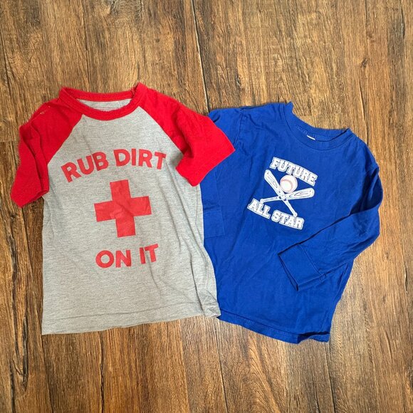 Toddler Boy Baseball Theme t-shirts - Picture 1 of 4